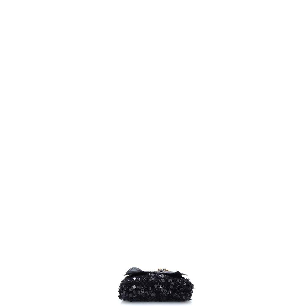 Chanel Bow Frame Clutch With Chain #268049C39B - Picture 4 of 6